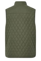 BadRhino Big & Tall Khaki Green Diamond Quilted Gilet | BadRhino 2