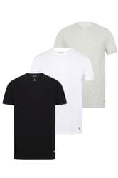 LYLE SCOTT 3 Pack Black Lounge T Shirts BadRhino