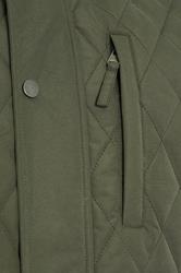 BadRhino Big & Tall Khaki Green Diamond Quilted Gilet | BadRhino 3