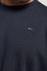 BadRhino Big & Tall Navy Blue Crew Neck Sweatshirt | BadRhino 4