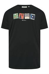 Ben Sherman Big & Tall Black Pub Graphic T-Shirt | BadRhino 1