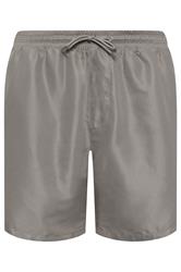 BadRhino Big & Tall Grey Swim Shorts