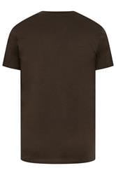 BadRhino Big & Tall Brown 'Vintage Parts' Graphic T-Shirt | BadRhino 6