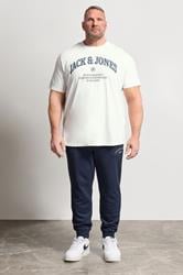 JACK & JONES Big & Tall Navy Blue Joggers | BadRhino 2