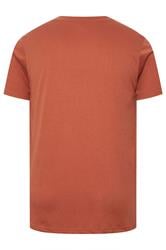 BadRhino Big & Tall Clay Orange Extra Long Core T-Shirt | BadRhino 2