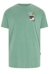 BadRhino Big & Tall Green Pigment Dye Golf Graphic T-Shirt | BadRhino 6