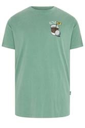 BadRhino Big & Tall Green Extra Long Pigment Dye Golf Graphic T-Shirt | BadRhino 6
