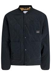 JACK & JONES Big & Tall Black Quilted Liner Jacket | BadRhino 1