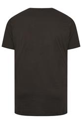 D555 Big & Tall Washed Black Pink Floyd Graphic Print T-Shirt | BadRhino 4