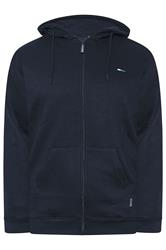 BadRhino Big & Tall 2 PACK Navy Blue Zip Through Hoodies | BadRhino 8
