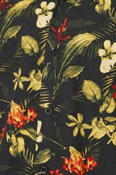 D555 Big & Tall Black Hawaiian Short Sleeve Shirt | BadRhino 5