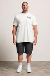 BadRhino Big &Tall White Extra Long 'Beer Happy' Tee | BadRhino 1