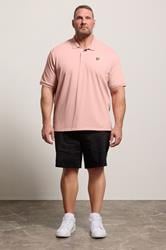 LYLE & SCOTT Big & Tall Grapefruit Pink Core Polo Shirt | BadRhino 1