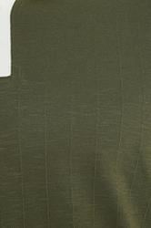 BadRhino Big & Tall Khaki Green Mini Check Polo Shirt BadRhino 7