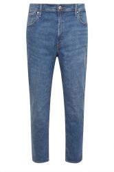 JACK & JONES Big & Tall Blue Denim 'Mike' Jeans | BadRhino 3