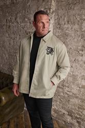 BadRhino Big & Tall Crockery Brown Embroidered Canvas Jacket | BadRhino 1