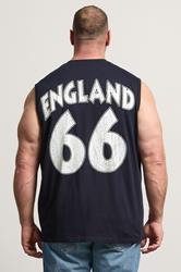 BadRhino Big & Tall Navy Blue England '66 Vest | BadRhino 5