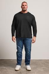 BadRhino Big & Tall Blue Mid Rinse Stretch Jeans | BadRhino 2