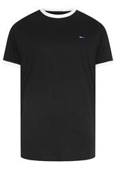 BadRhino Big & Tall Black Ringer T-Shirt | BadRhino 5