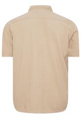 BadRhino Big & Tall Natural Brown Corduroy Overshirt | BadRhino 2