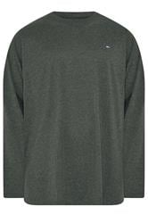 BadRhino Big & Tall Charcoal Grey Long Sleeve T-Shirt | BadRhino 5