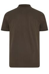 BadRhino Big & Tall Brown Short Sleeve Polo Shirt | BadRhino 6