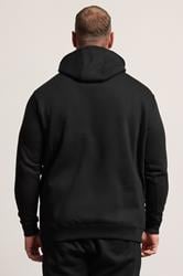 BadRhino Big & Tall Black Front Pocket Hoodie | BadRhino 2