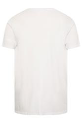BEN SHERMAN Big & Tall White Guitar Graphic T-Shirt | BadRhino 4