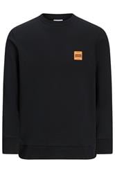 JACK & JONES Big & Tall Black Logo Sweatshirt | BadRhino 1