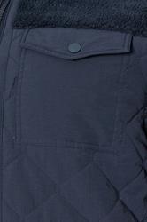 D555 Big & Tall Navy Blue Quilted Sherpa Fleece | BadRhino 3
