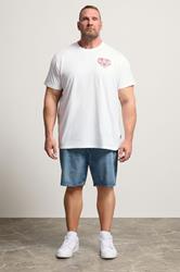 BadRhino Big & Tall White England T-Shirt | BadRhino 2