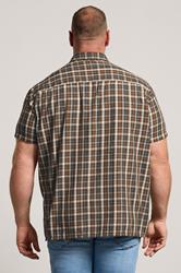 BadRhino Big & Tall Brown Check Shirt | BadRhino 2