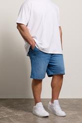 Kam Big & Tall Blue Elasticated Stretch Shorts | BadRhino 3