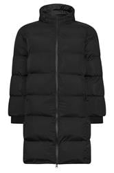 BadRhino Big & Tall Black Seamless Longline Puffer Jacket | BadRhino 5