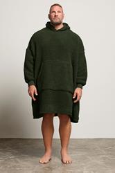 BadRhino Big & Tall Dark Green Blanket Hoodie | BadRhino 1