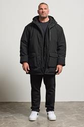 KAM Big & Tall Black Softshell Jacket 3