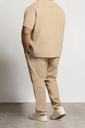 BadRhino Big & Tall Natural Brown Corduroy Trousers | BadRhino 4