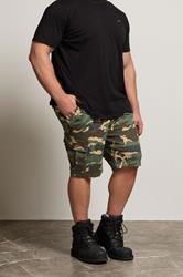 BadRhino Big & Tall Brown Camo Cargo Shorts | BadRhino 1