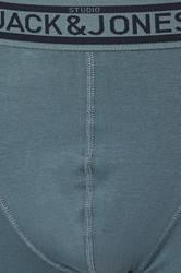 JACK & JONES Big & Tall 3 Pack Blue/Grey/Navy Blue Boxers | BadRhino 6