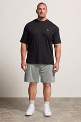 IronRhino Big & Tall Grey Lightweight Performance Shorts | BadRhino 1