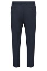 D555 Big & Tall Navy Blue Stretch Formal Trousers | BadRhino 4