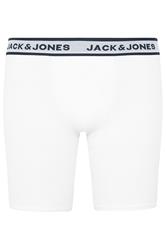 JACK & JONES Big & Tall 3 Pack White/Grey/Navy Blue Boxers | BadRhino 6