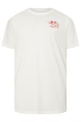 BadRhino Big & Tall White 'Shinjuku Tokyo' Graphic T-Shirt