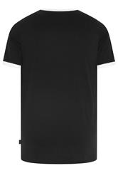 BadRhino Big & Tall Black Extra Long Ringer T-Shirt | BadRhino 6