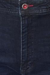 D555 Big & Tall Blue Black Tapered Stretch Jeans | BadRhino 3