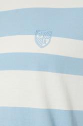 BadRhino Big & Tall Baby Blue Extra Long Stripe T-Shirt | BadRhino 7