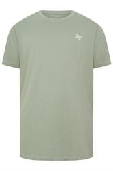JACK & JONES Big & Tall 5 PACK White/Blue/Black/Green/Off-White T-Shirts | BadRhino 5