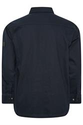 D555 Big & Tall Navy Blue Shacket | BadRhino 2