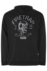 FIRETRAP Big & Tall Navy Blue Hoodie | BadRhino 1