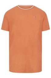 BadRhino Big & Tall Orange Waffle Ringer T-Shirt | BadRhino 2